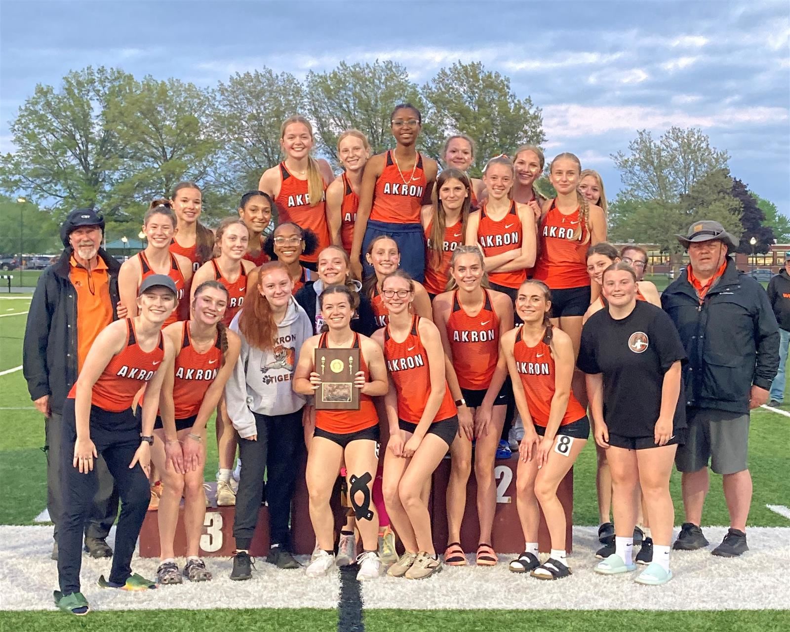 2024 Girls Track Team - Niagara-Orleans Champs!